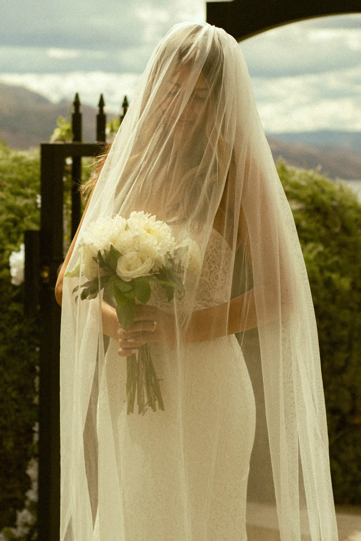 Bride Under Veil - Kelowna